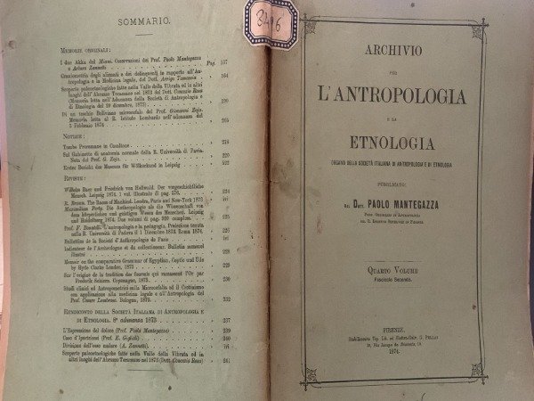 GIOVANNI ZOJA DI UN TESCHIO BOLOVIANO MICROCEFALO ARCHIVIO L'ANTROPOLOGIA ETNOLOGIA … | Immagine Gallery 3