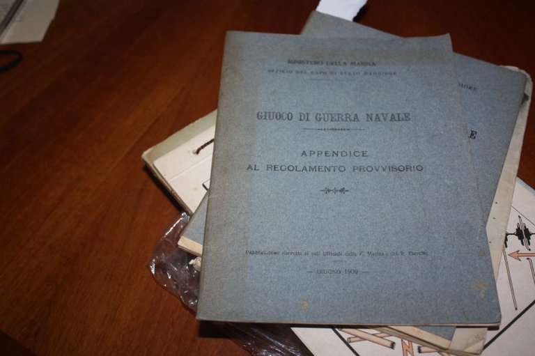 GIUCO DI GUERRA NAVALE APPENDICE AL REGOLAMENTO PROVVISORIO MIISTERO DELLA …