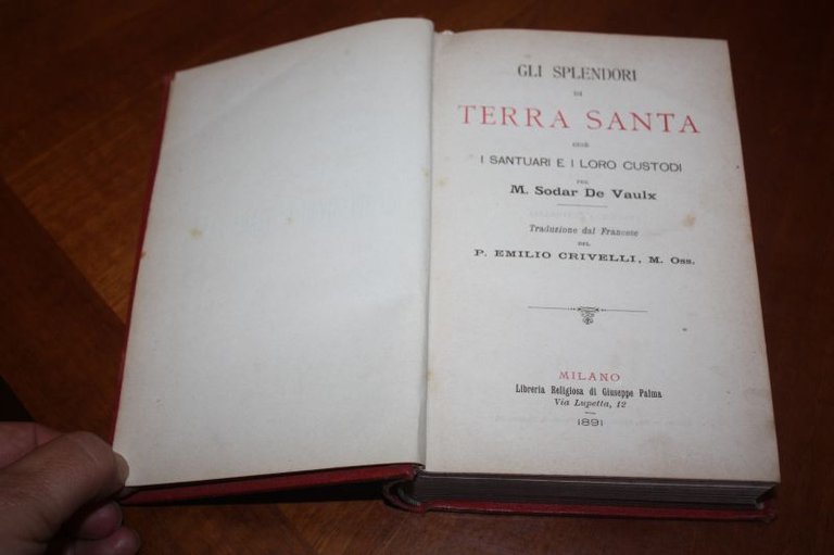 Gli splendori di terra santa emilio crivelli 1891