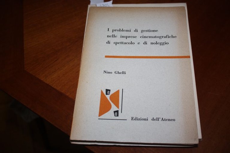 I PROBLEMI DI GESTIONE NELLE IMPRESE CINEMATOGRAFICHE DI SPETTACOLO E …