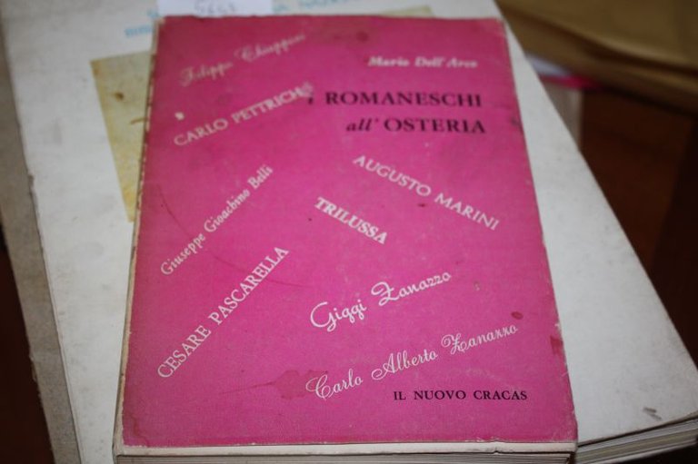 I ROMANESCHI ALL'OSTERIA MARIO DELL'ARCO IL NUOVO CRACAS 1963