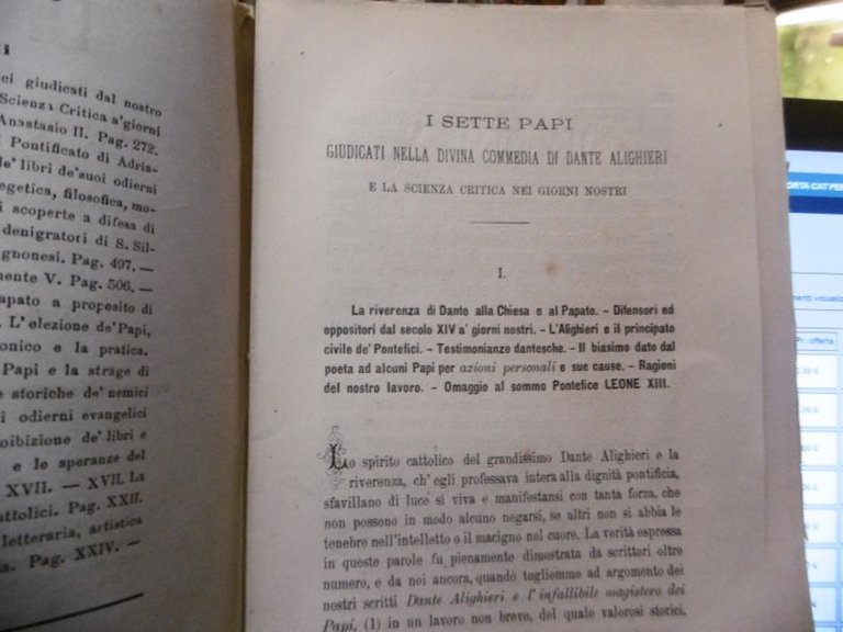 I SETTE PAPI GIUDICATI NELLA DIVINA CMMEDIA DI DANTE ALIGHIERI …