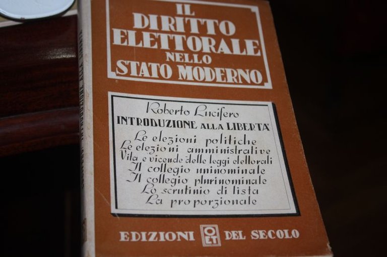 IL DIRITTO ELETTORALE NELLO STATO MODERNO EDIZIONI DEL SECOLO INTRUDUZIONE …