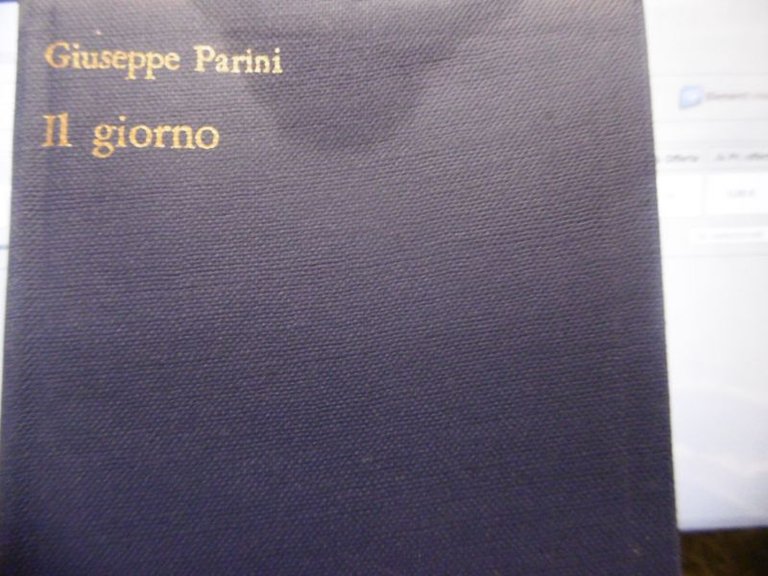 IL GIORNO GIUSEPPE PARINI FELTRINELLI 1966