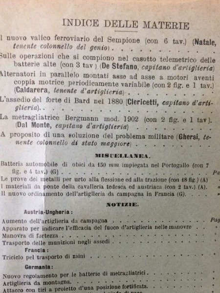 IL NUOVO VALICO FERROVIARIO DEL SEMPIONE 1904 DICEMBRE RIVISTA E …