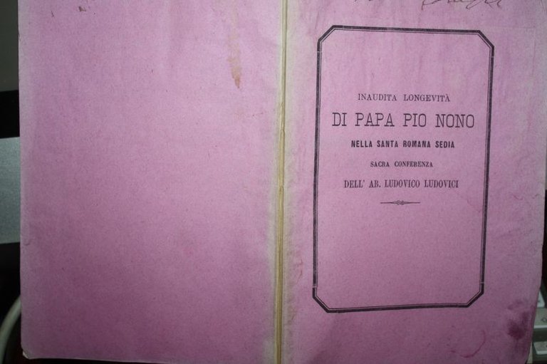 IL PAPA PIO NONO NELLA SANTA ROMANA SEDIA CAMERINO 1875