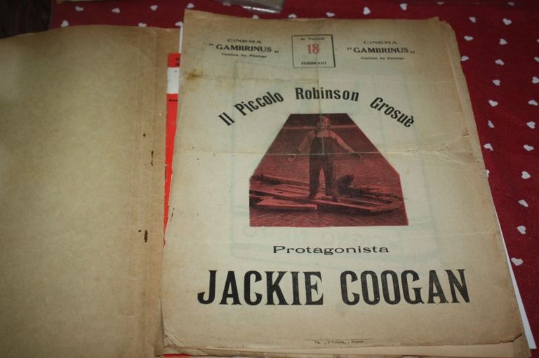 IL PICCOLO ROBINSON CROSUE' PROTAGONISTA JACKIE COOGAN CINEMA GAMBRINUS