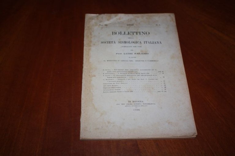 IL TERREMOTO DI MINEO DEL 26 AGOSTO 1904 BOLLETTINO SOC.SISMOLOGIA …