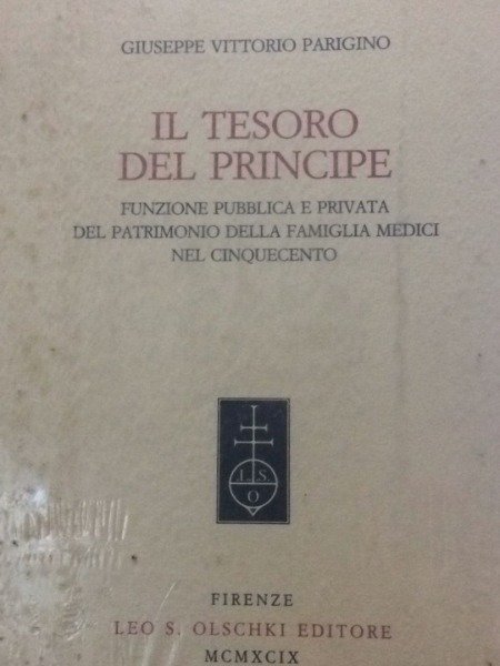 IL TESORO DEL PRINCIPE GIUSEPPE VITTORIO PARIGINO