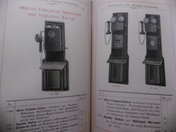 IMPIANTI TELEFONICI 1890 ILLUSTRATO PRESLISTE UBER HAUSLEEGRAPHEN TELEPHONE ETC. FUR …