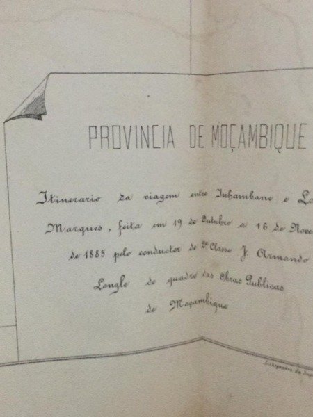 ITINERARIO DI VIAGGIO 1885 MONZABICO ARMANDO LONGLE CARTINA INERENTE