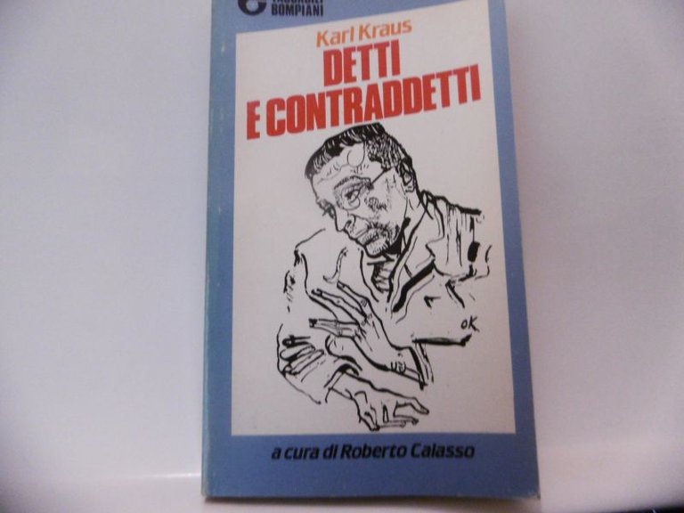 KARL KRAUS DETTI E CONTRADETTI A CURA DI ROBERTO CALASSO …