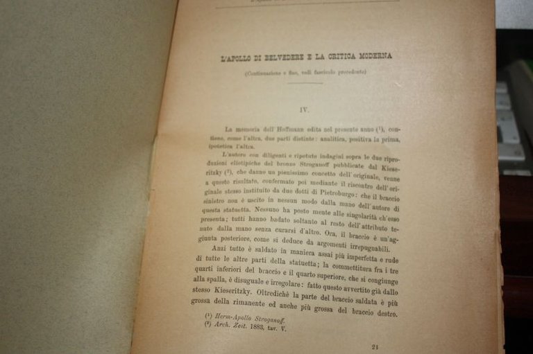 L'APOLLO DI BELVEDERE E LA CRITICA MODERNA DI UN NUOVO …