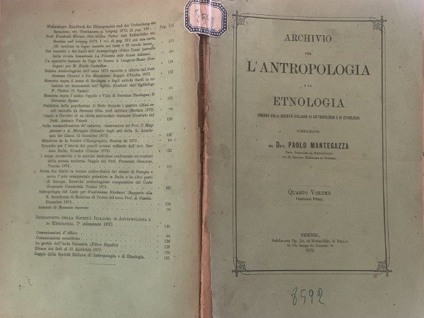 L'ESPRESSIONE DEL DOLORE PAOLO MANTEGAZZA ARCHIVIO L'ANTROPOLOGIA E LA ETNOLOGIA … | Immagine Gallery 3