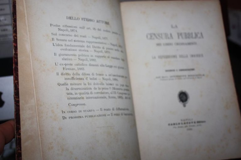 LA CENSURA PUBBLICA NEI LIBERI ORDINAMENTI E LA REPRESSIONE DELLE …