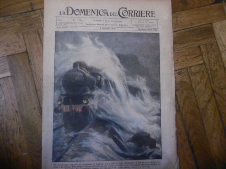 LA DOMENICA DEL CORRIERE 5 DICEMBRE 1926 LA STRADA FERRATA …