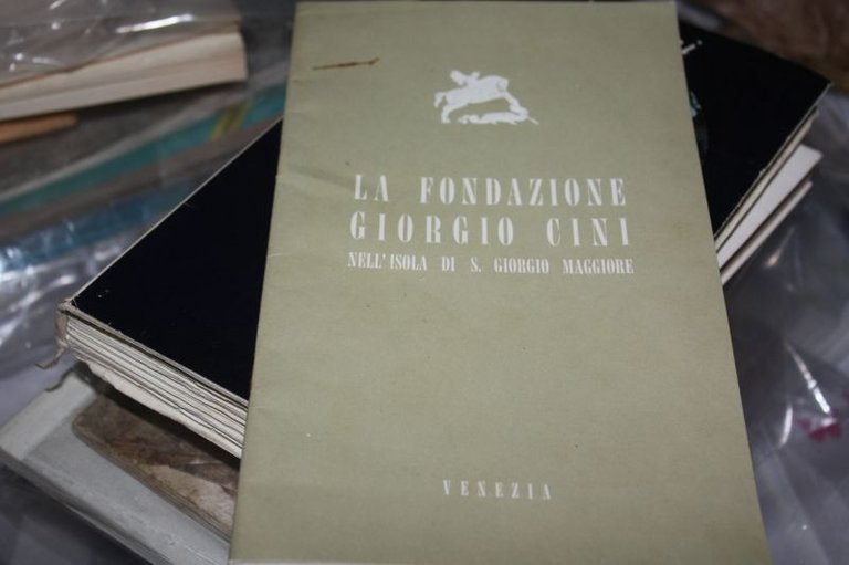 La fondazione giorgio cini nell'isola di S.GIORGIO MAGGIORE VENEZIA 1967