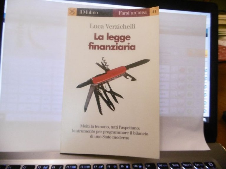 LA LEGGE FINANZIARIA LUCA VERZICHELLI IL MULINO 1999