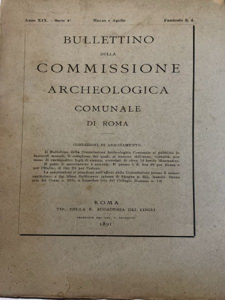 LA SERIE DEI CURATORI ITALICI DELLE VIE DURANTE L'IMPERO BULLETTINO …