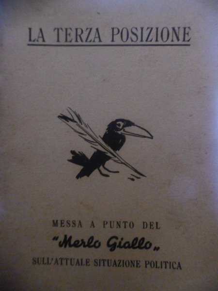 LA TERZA POSIZIONE MESSA A PUNTO DEL MERLO GIALLO SULL'ATTUALE …