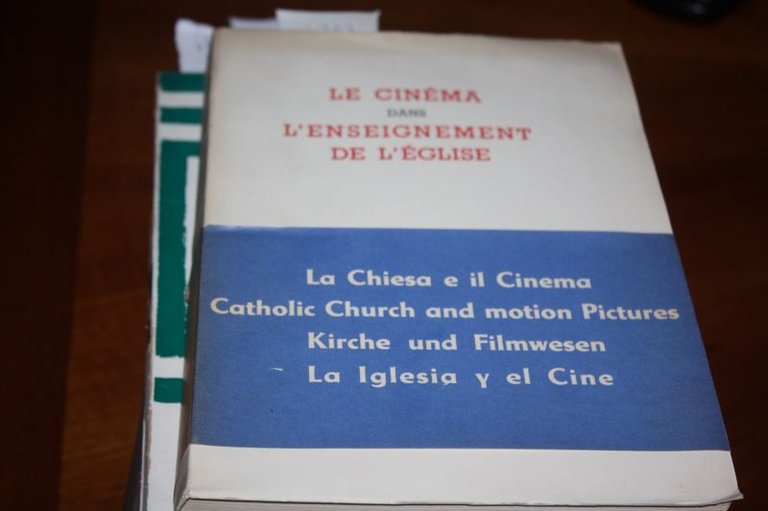 LE CINEMA DANS L'ENSEIGNEMENT DE L'EGLISE 1955