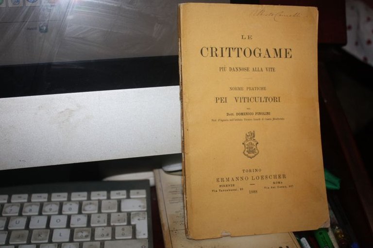 Le Crittogame Piu Dannose Alla Vite Domenico Pinolini Ermanno Leoscher