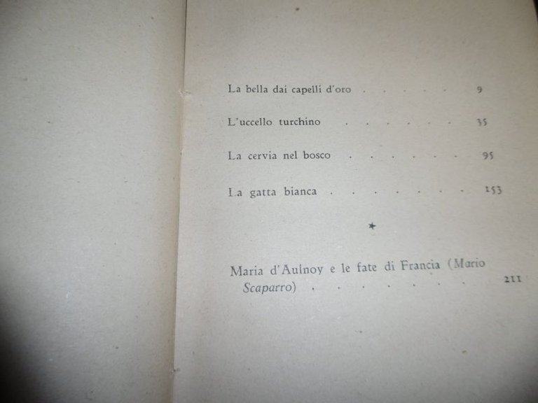 LE FATE ILLUSTRI CONTESSA MARIA D'AULNOY EDITRICE DANIEL 1944