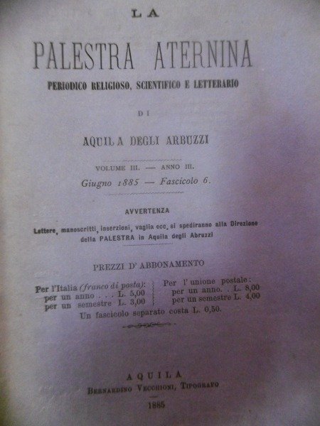 LE FESTE CENTENARIE DI SALERNO LA ALESTRA ATERNINA AQUILA DEGLI …