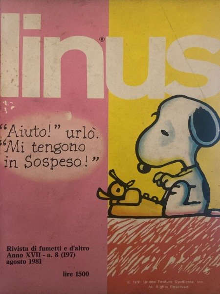 LINUS AGOSTO 1981