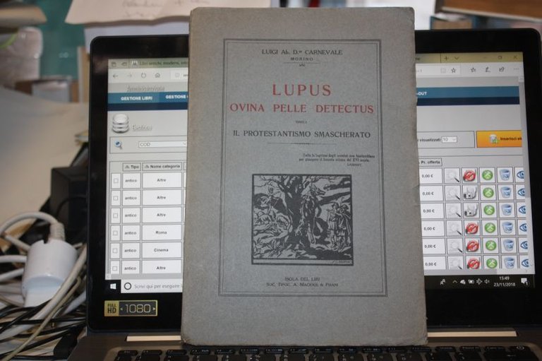 LUPUS OVINA PELLE DETECTUS CARNEVALE