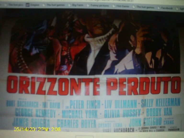 MANIFESTO FILM ORIZZONTE PERDUTO