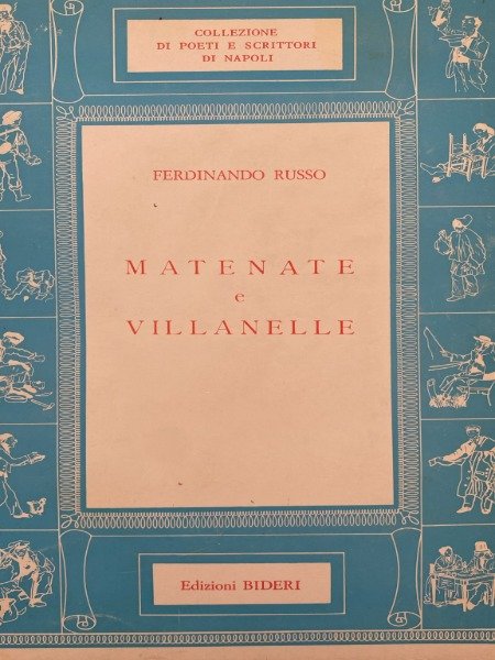 MATENATE E VILLANELLE EDIZIONI BIDERI 1966 FERDINANDO RUSSO