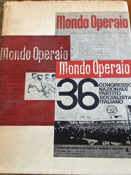 MONDO OPERAIO 36 CONGRESSO