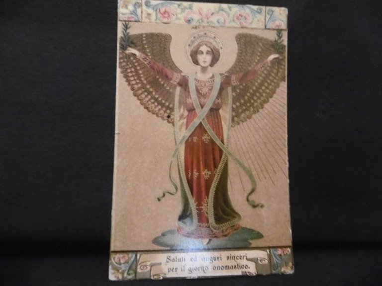MORCIANO CARTOLINA POSTALE LIBERTY