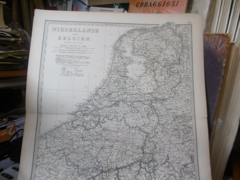 NIEDERLANDE UND BELGIEN 1981 GOTHA STIELDER'S HAND ATLAS