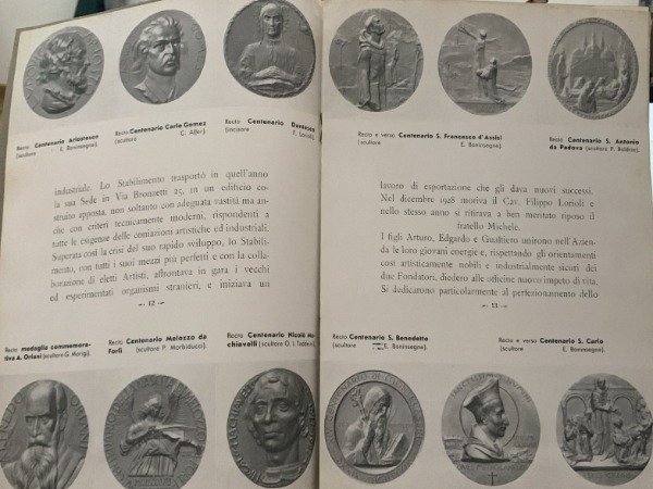 NUMISMATICA RARO CATALOGO FRATELLI LORIOLI VENTENNALE STABILIMENTO 1940 L'EROICA | Immagine principale