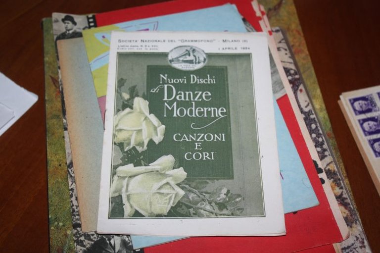 NUOVI DISCHI DI DANZE MODERNE CANZONI E CORI SOCIETA' NAZIONALE …