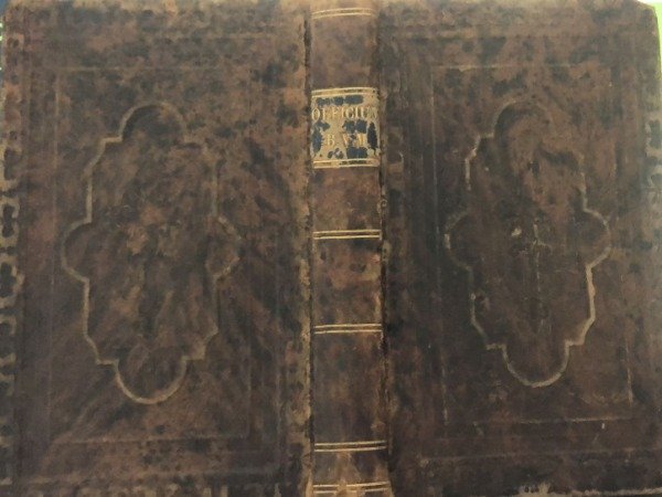 pergamena antica settecentesca con incisione centrale | Immagine Gallery 3
