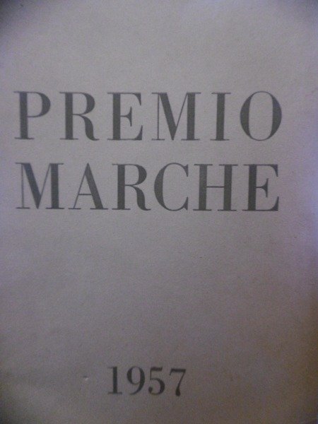 PREMIO MARCHE 1957 PALAZZO DEGLI ANZIANI ANCONA