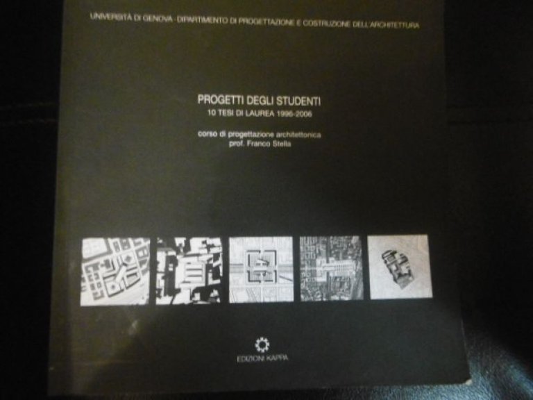 Progetti degli studenti 10 tesi di laurea 1996 2006 edizioni …