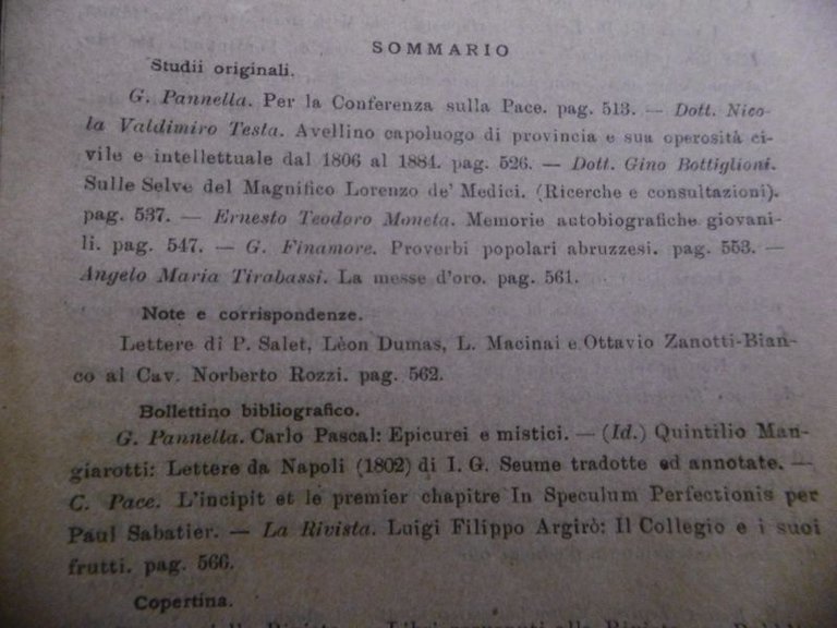 PROVERBI POPOLLARI ABRUZZESI RIVISTA ABRUZZESE OTTOBRE 1911