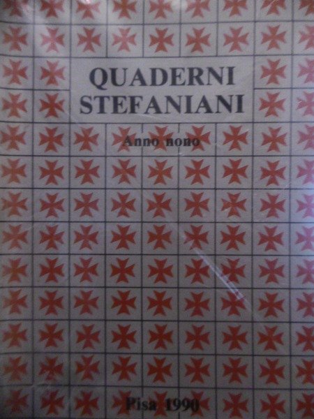 Quaderni Stefaniani Anno Nono Pisa 1990