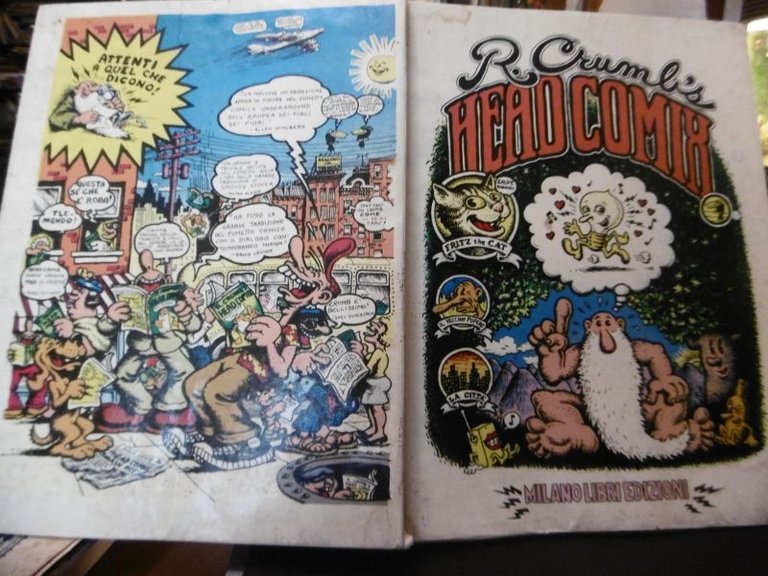 R.CRUMB'S HEAD COMIX MILANO LIBRI EDIZIONI