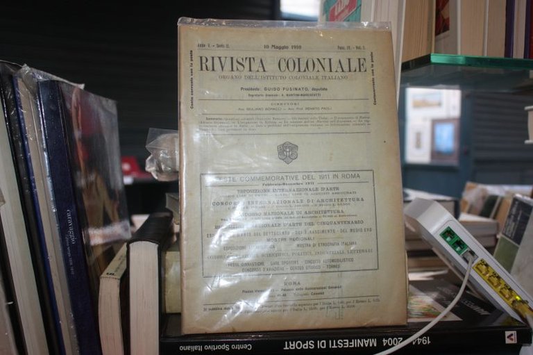 RIVISTA COLONIALE 10 MAGGIO 1910