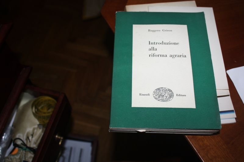 RUGGERO Grieco Introduzione Alla Riforma Agraria Einaudi Editore 1949