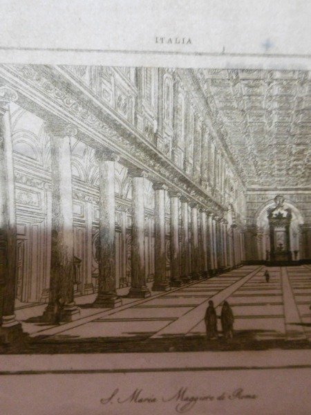 S.MARIA MAGGIORE ROMA INCISIONE