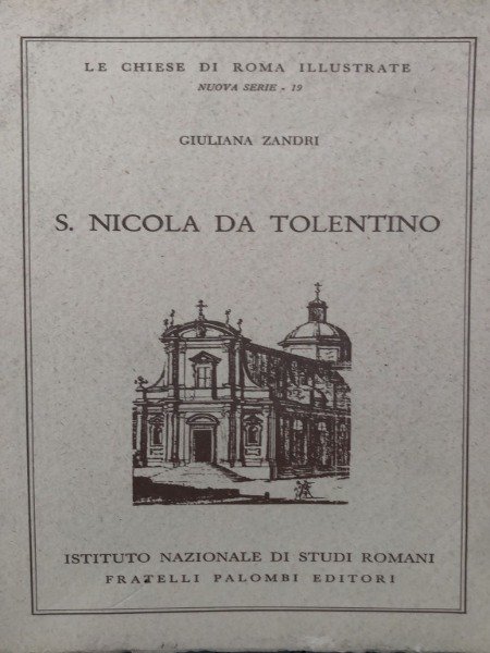 SAN ,NICOLA DA TOLENTINO PALOMBI 1987