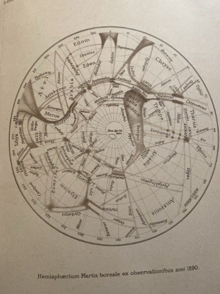 SCHIAPARELLI OSSERVAZIONI ASTRONOMICHE PIANETA MARTE DURANTE L'OPPOSIZIONE DEL 1890 CON …