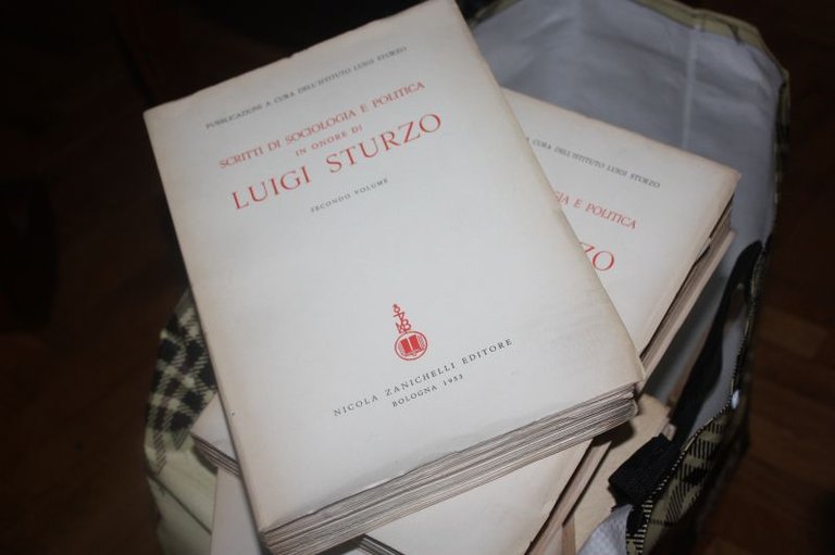 SCRITTI DI SOCIOLOGIA E POLITICA IN ONORE DI LUIGI STURZO …