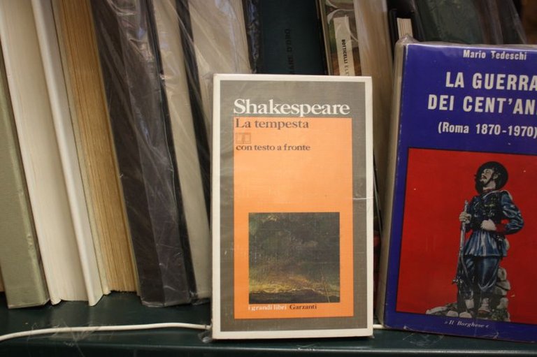 Shakspeare La Tempesta Garzanti 1980